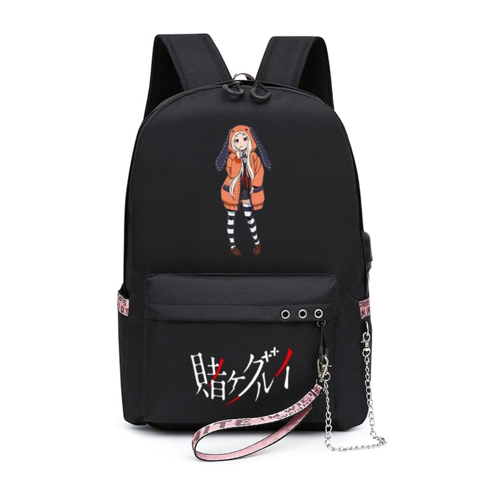 Mochila Kakegurui Yomozuki Runa Cartoon Kids School 31x14x42cm