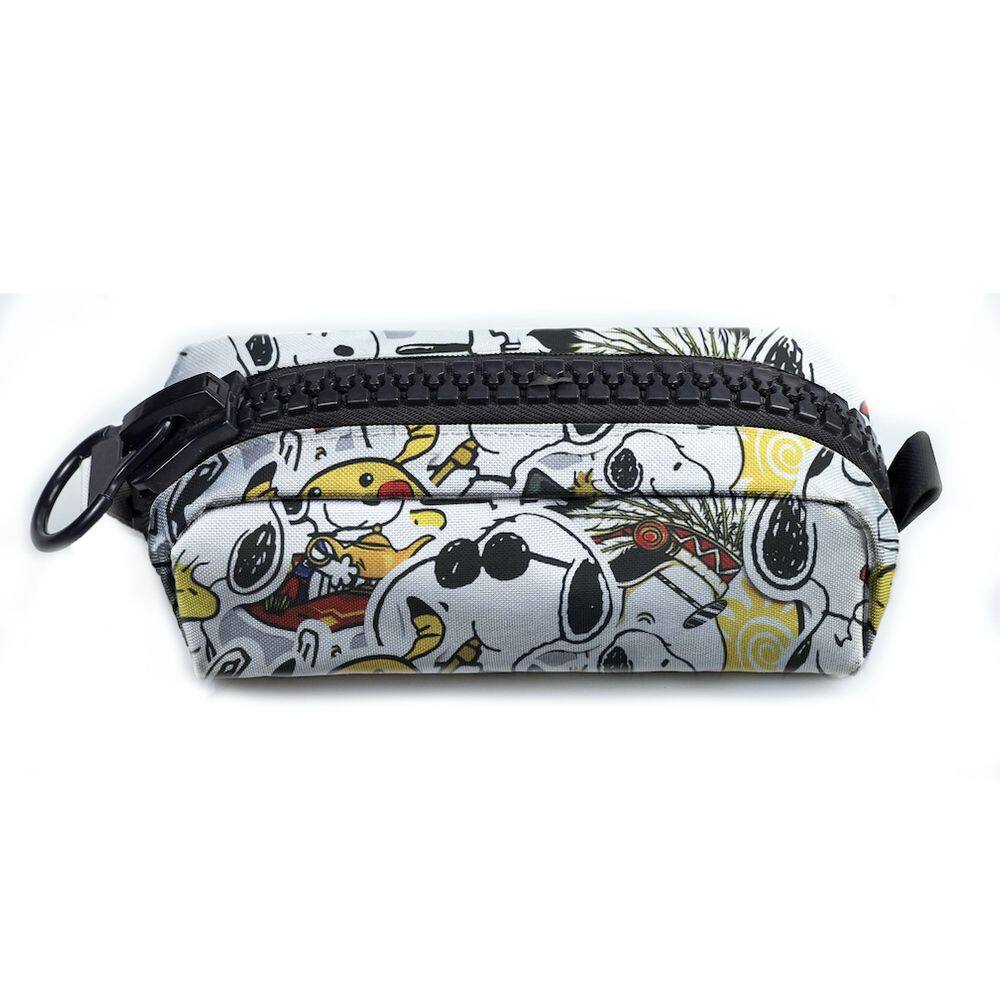 Estojo de lápis Snoopys Cartoon Anime em tela grande de poliéster