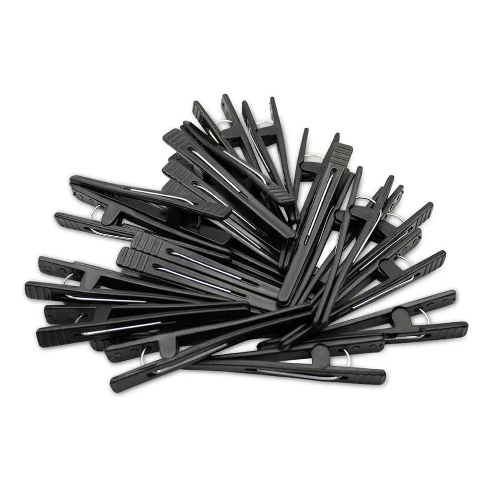 2X Kit Com 36 Presilhas Prendedor Bico De Pato Jacaré Cabelo