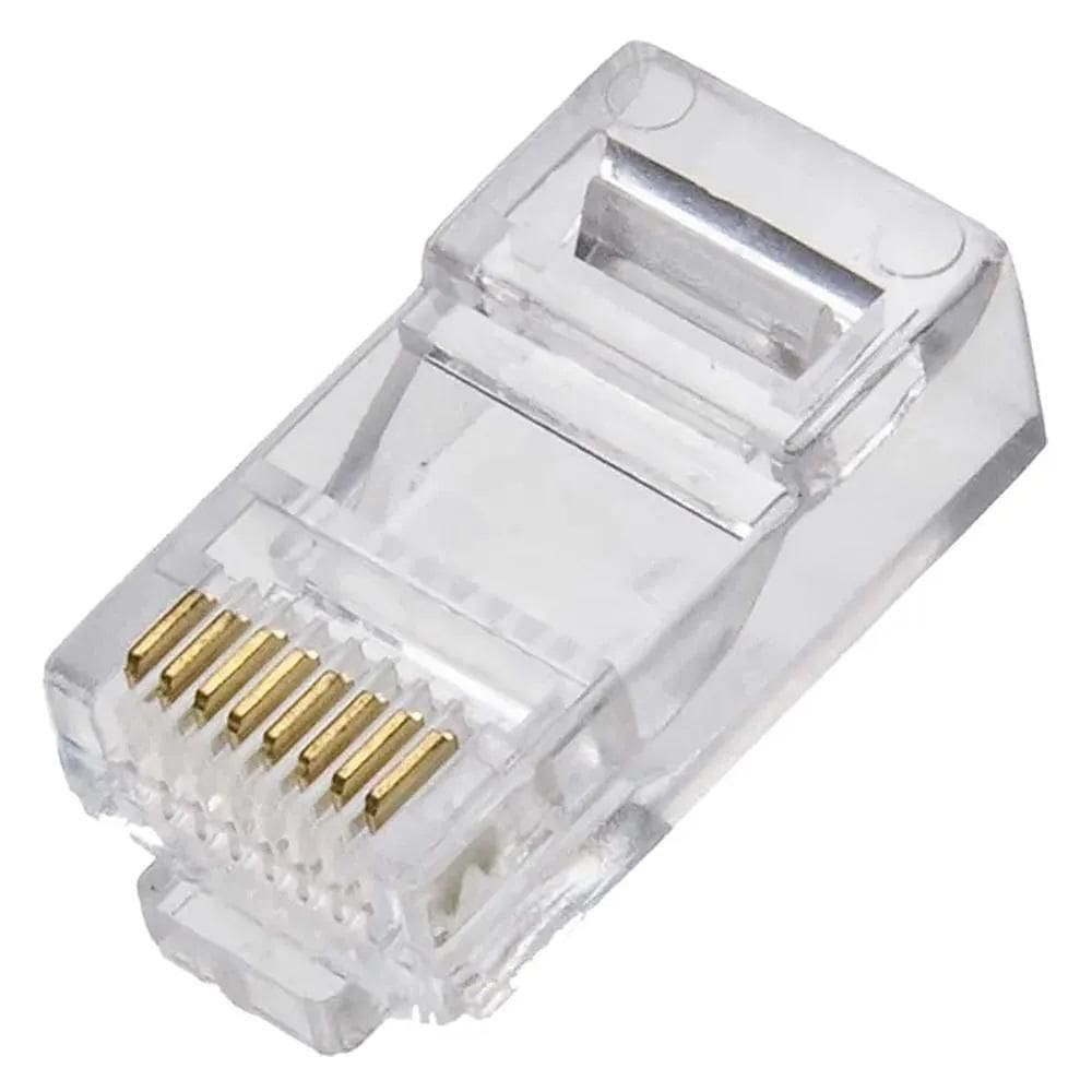 Caixa Com 100 Unidades Conector Rj45 Cat.6 8P8C Xc-Crj-6