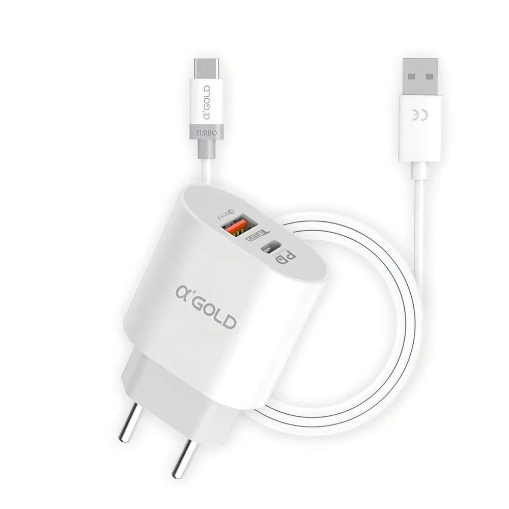 Carregador Usb-C 20W Para Rm 10C Usb-C + Usb-A