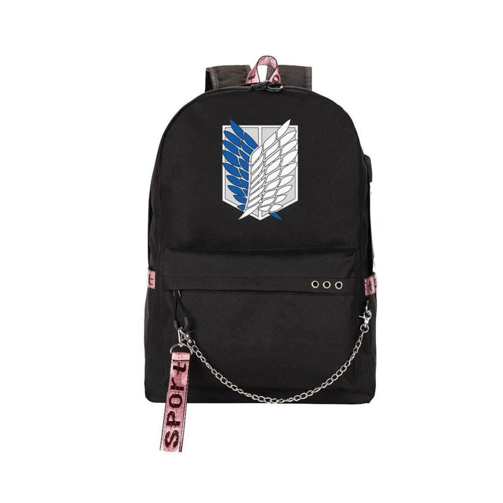 Mochila Attacks on Titans Erens Jaegers para crianças