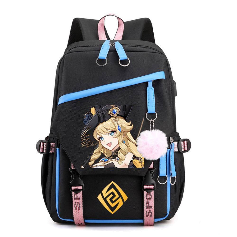 Mochila Genshins Impacts Mochila escolar de anime