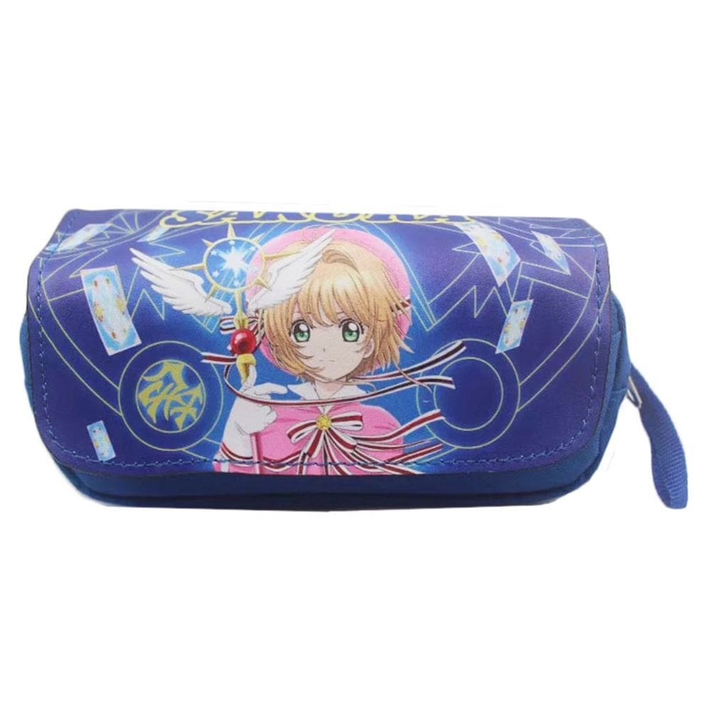 Estojo para lápis Cards Captors Sakura Anime Poliéster 20x10x7,5cm