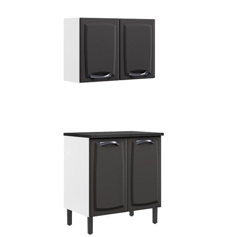 Paneleiro Itatiaia Em Aço Grafite 4 Portas New Premium