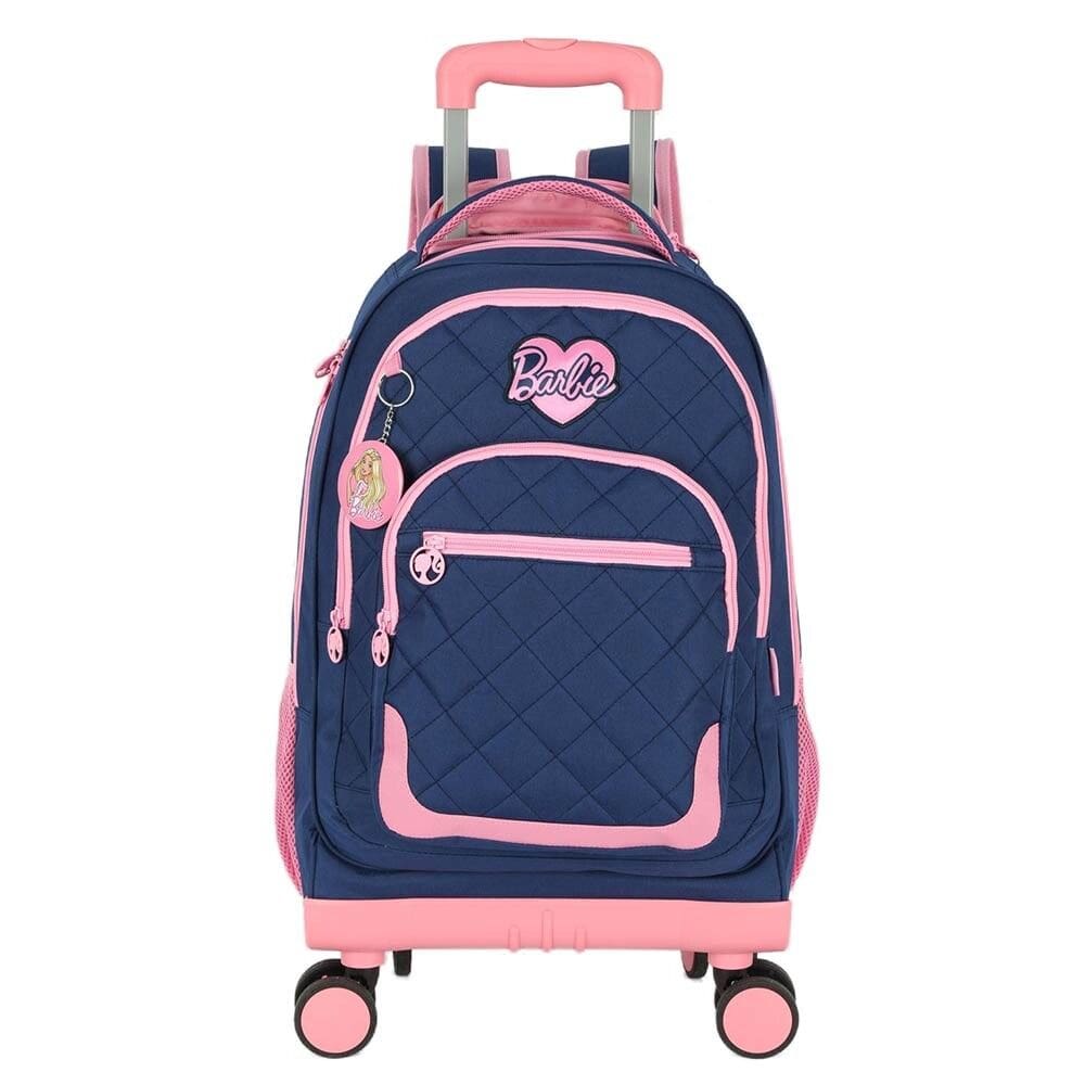 Mochila de Rodinha 360 - Barbie - Azul - Luxcel