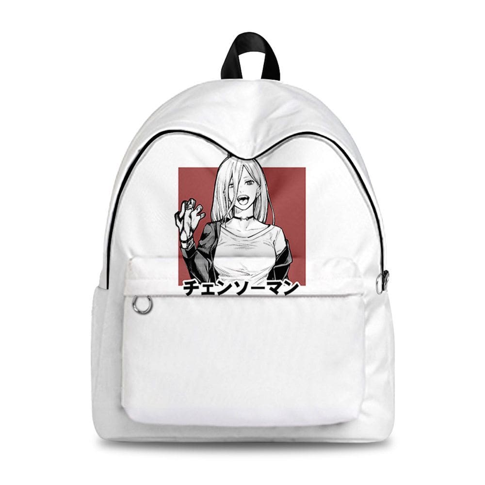 Mochila Cartoon Kids School Chainsaws Mans Powers 34x17x43cm