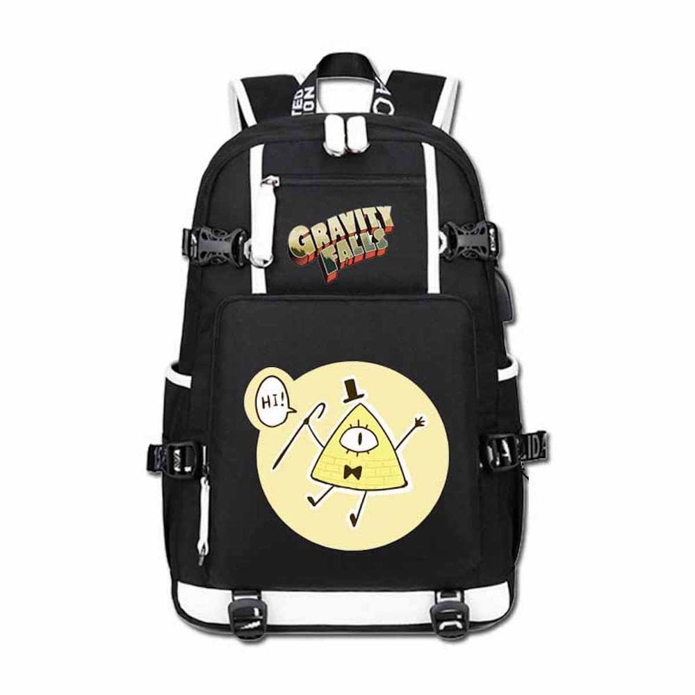 Mochila Gravitys Falls Cartoon Kids School Oxford Cloth