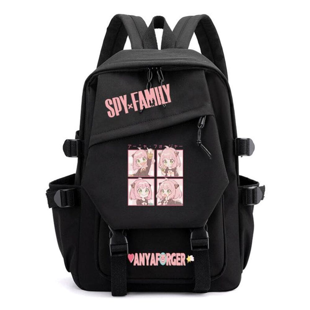 Mochila Spys Family Anime School Nylon 29x13x42cm 440g