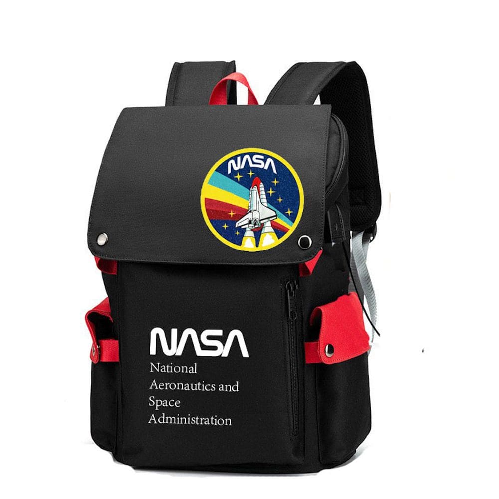 Mochila Anime School Nasa Kids Children Oxford 31x21x48cm