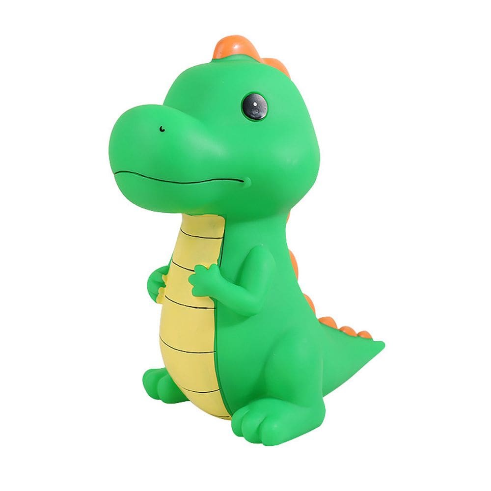 Cofrinho infantil de vinil anti-outono Dinosaur Coin Bank
