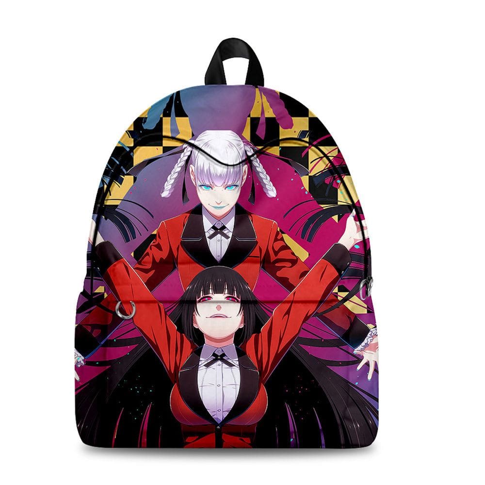 Mochila Kakegurui Momobami Kirari Jabami Yumeko para crianças