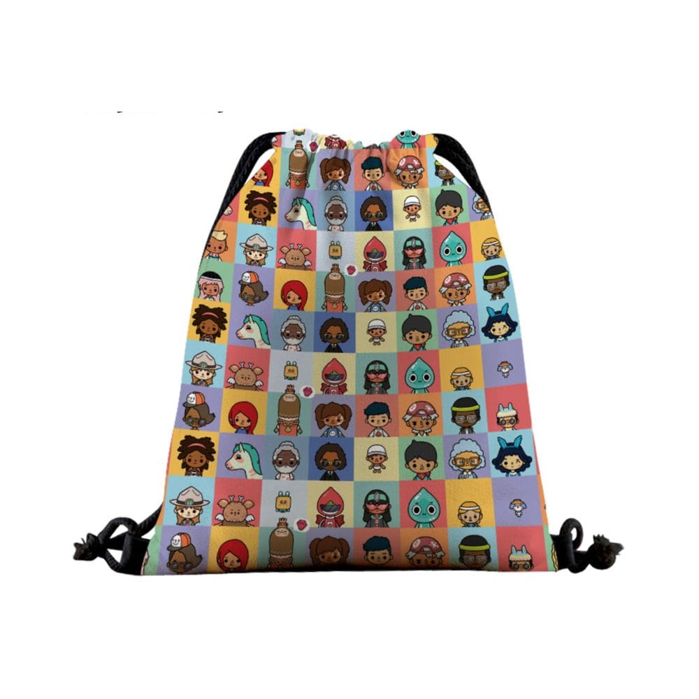 Bolsa com cordão Tocas Lifes Worlds Anime String Swim Gym