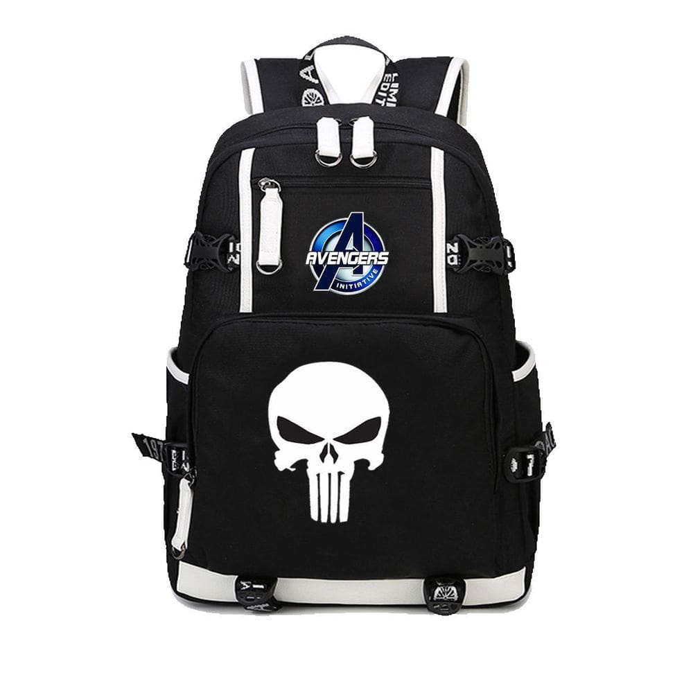 Mochila Punishers Kids School Mochila 3D Print Oxford 30x16x40cm