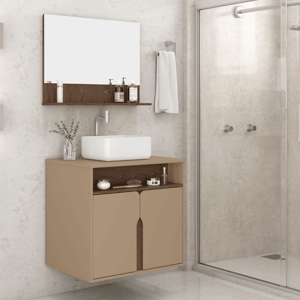 Kit Banheiro Harmonia Carvalho