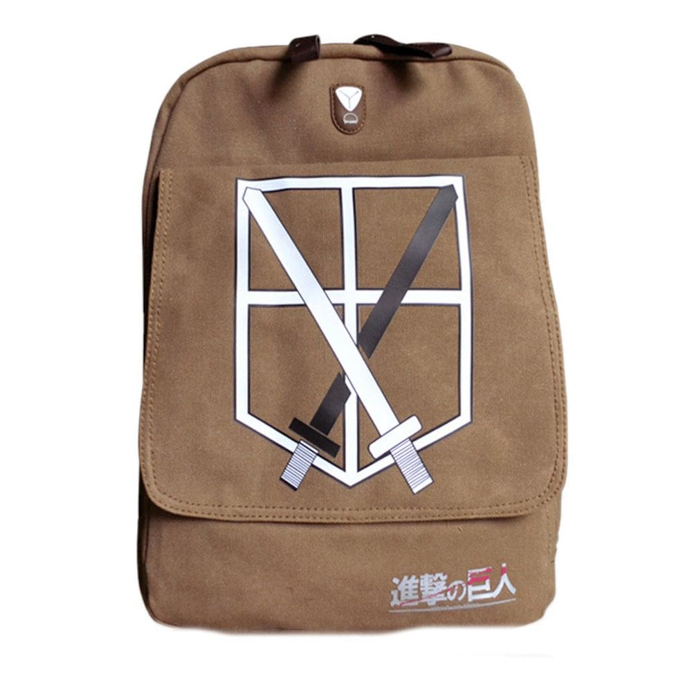 Mochila Attacks Ons Titans Kids School 33x17x43cm