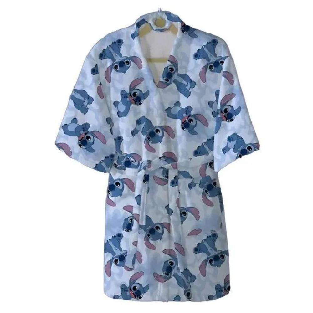 Roupão Infantil Velour M Stitch Dohler