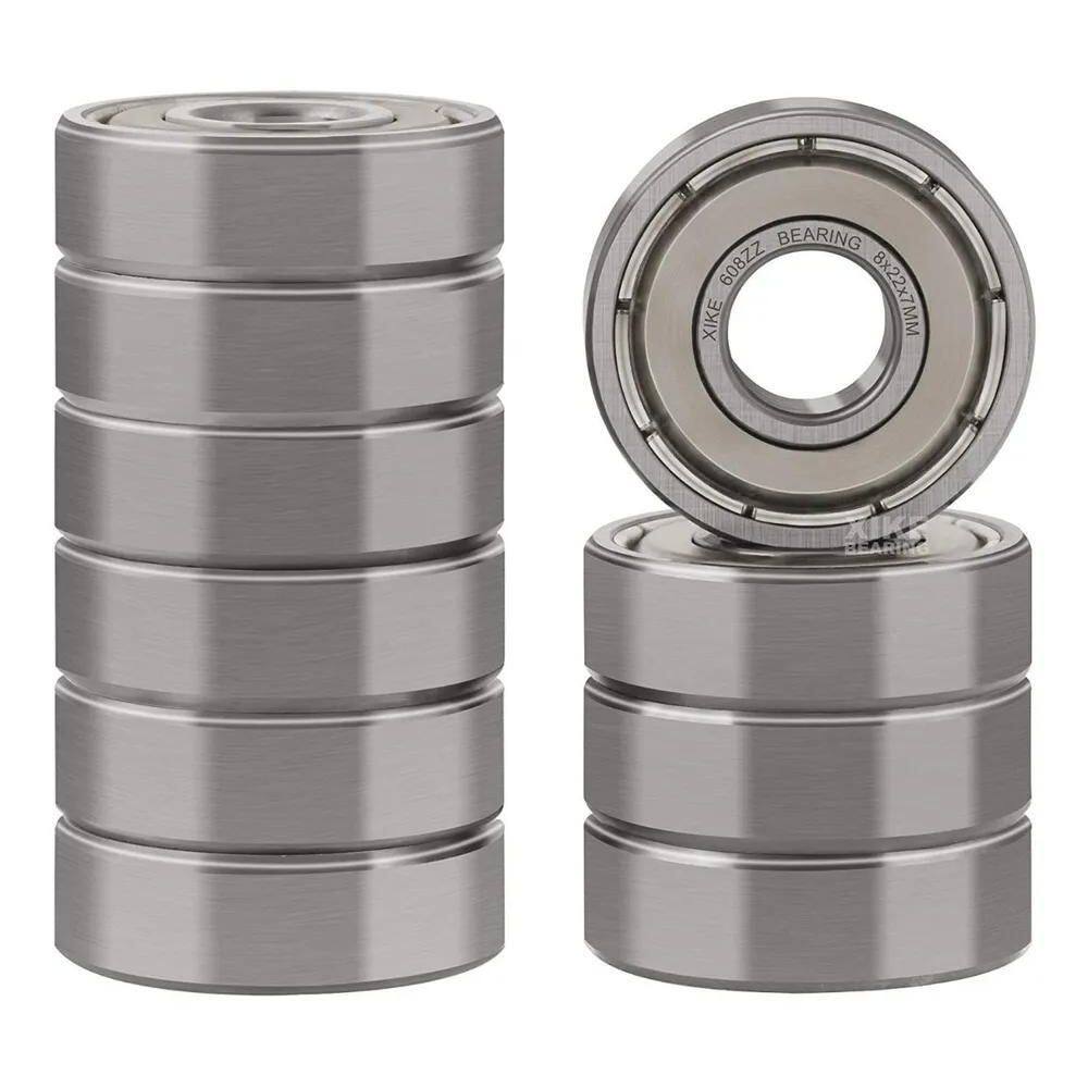 2X Kit 8 Micro Rolamento 608 Z Zz- 608Z 4X13X5Mm Abec-7