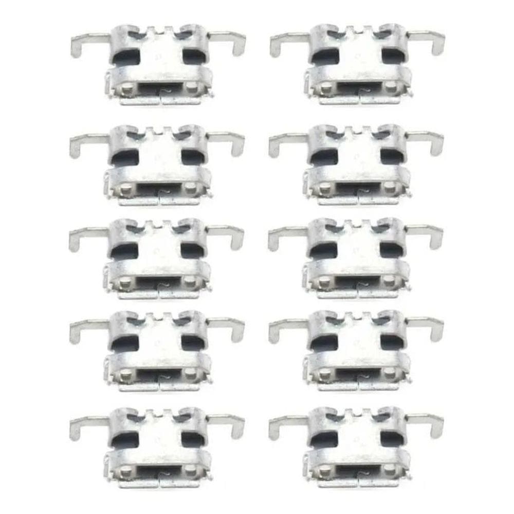 2X Conector De Carga Micro Usb Controle Xbox One Kit 10Un