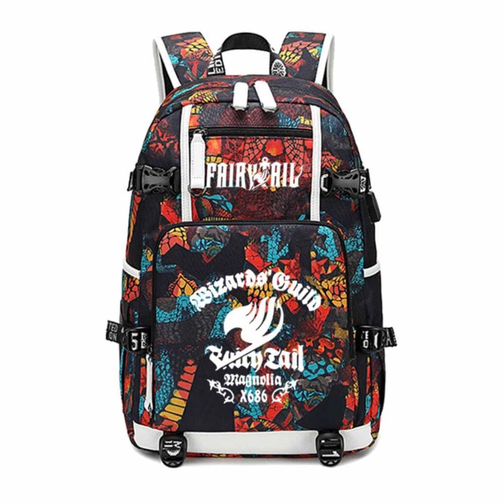 Mochila Fairys Tails Etherious Natsus Dragneels para crianças