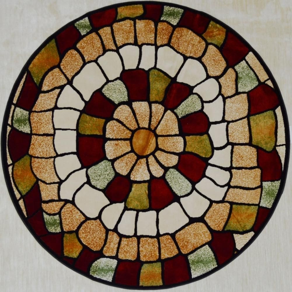 Tapete Redondo Marbella Elite Bs Catedral 200 Cm