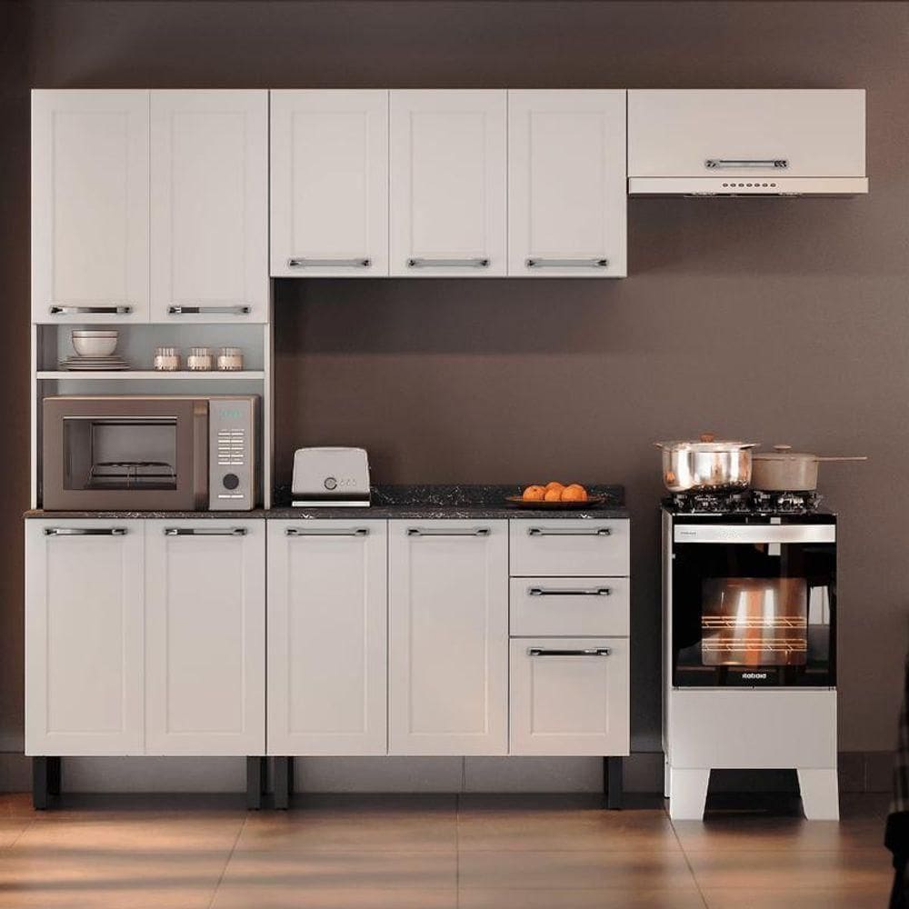 Cozinha Completa Itatiaia Florença 5 Peças Com Forno Branco
