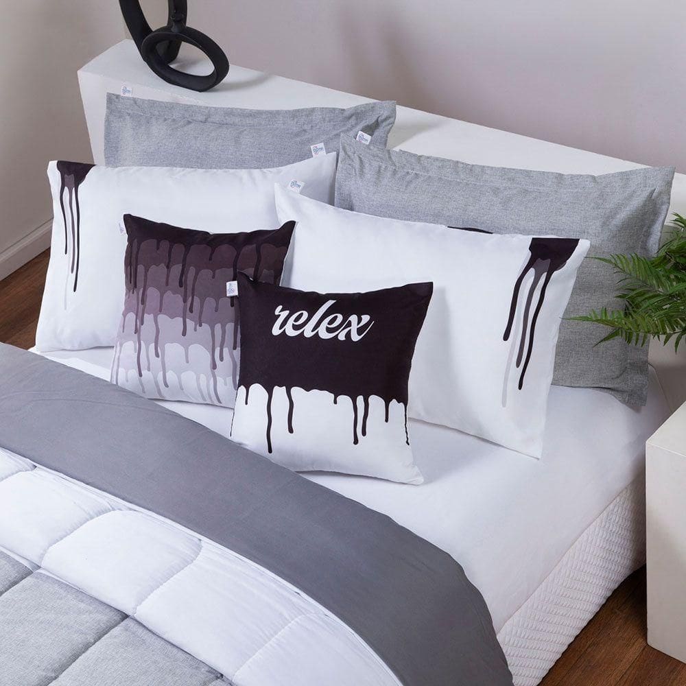 MP - Kit Edredom Linho Colorido Casal Queen C