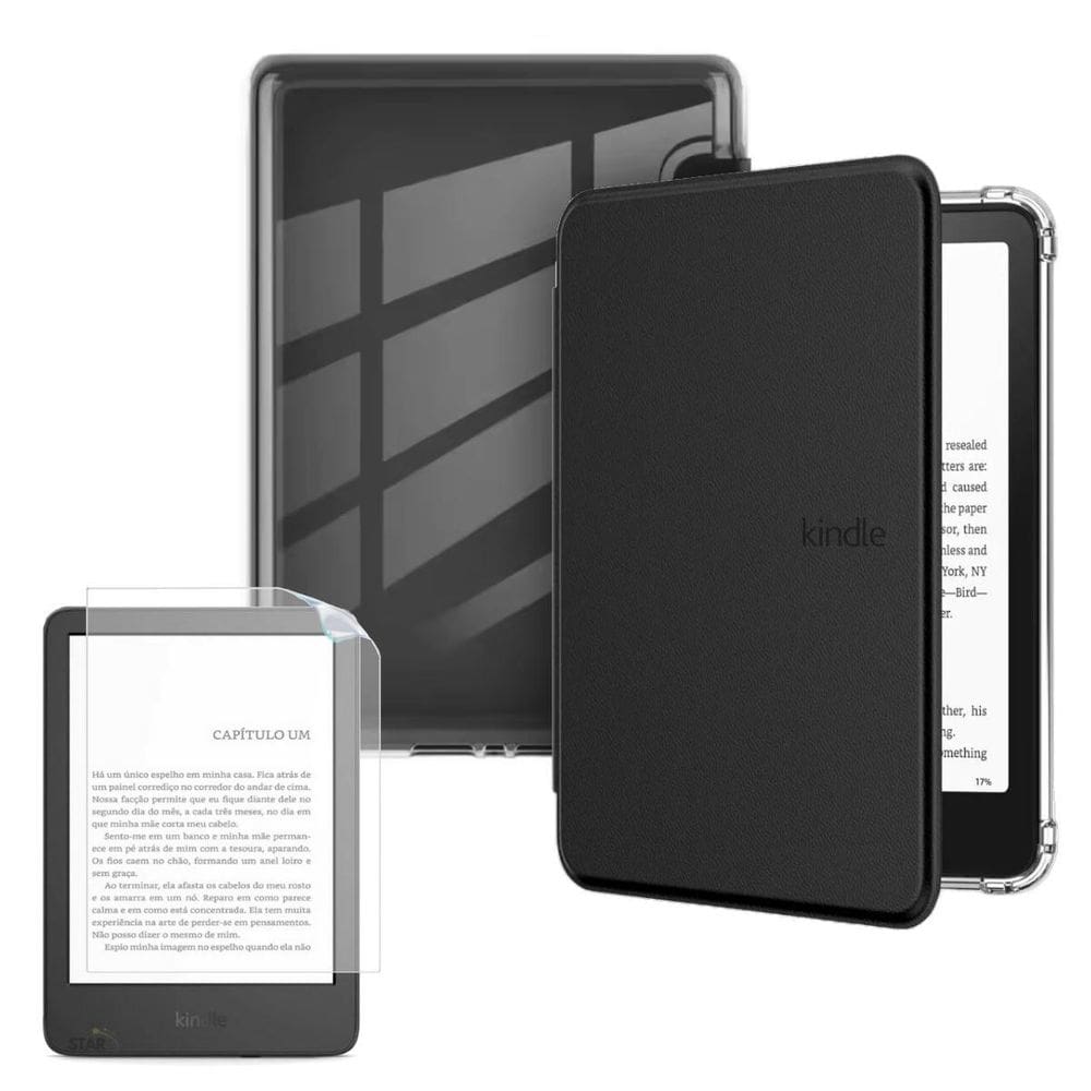 Capa Acrílico Para Kindle Básico 10 Geração J9G29R+ Película
