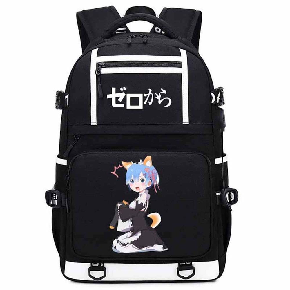 Mochila Re: Zero Starting Life in Another World Rem`s Cartoon