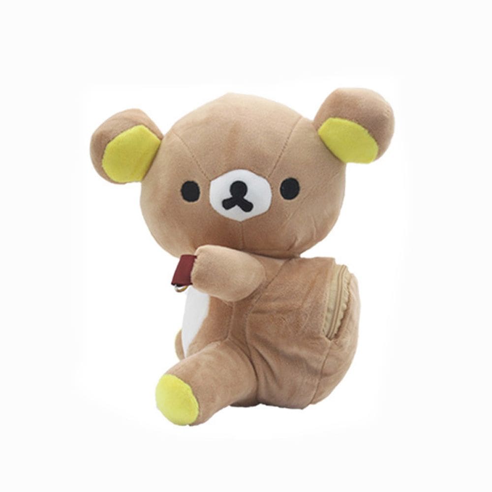 Bolsa Messenger Rilakkuma Bear Anime Plush para crianças de 2 a 10 anos