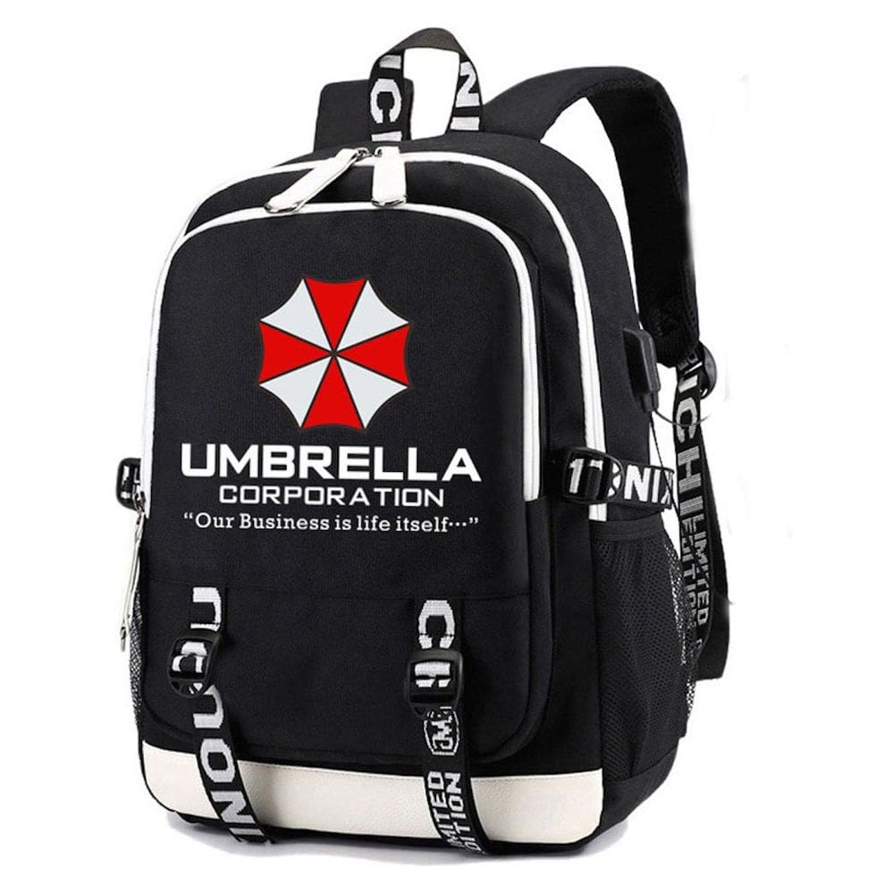 Mochila Resident Evil Umbrella Corporation Anime Oxford