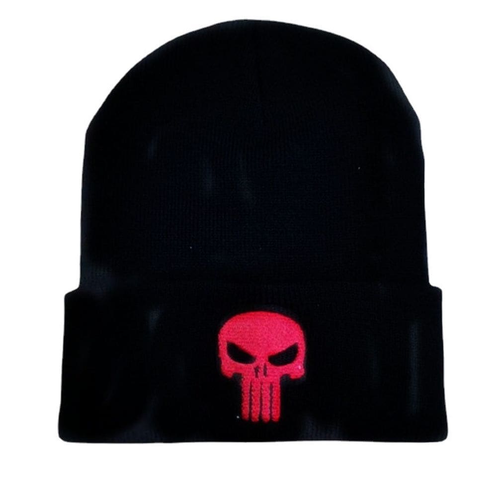Chapéu de malha Winter Beanie Hat Punishers Anime Em Acrylic