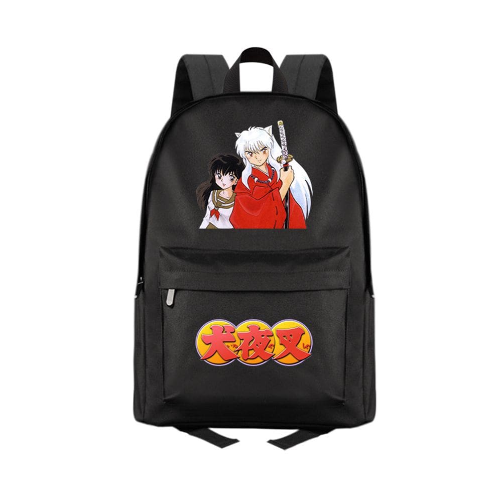 Mochila escolar de anime Inuyashas para estudantes 29x16x41cm