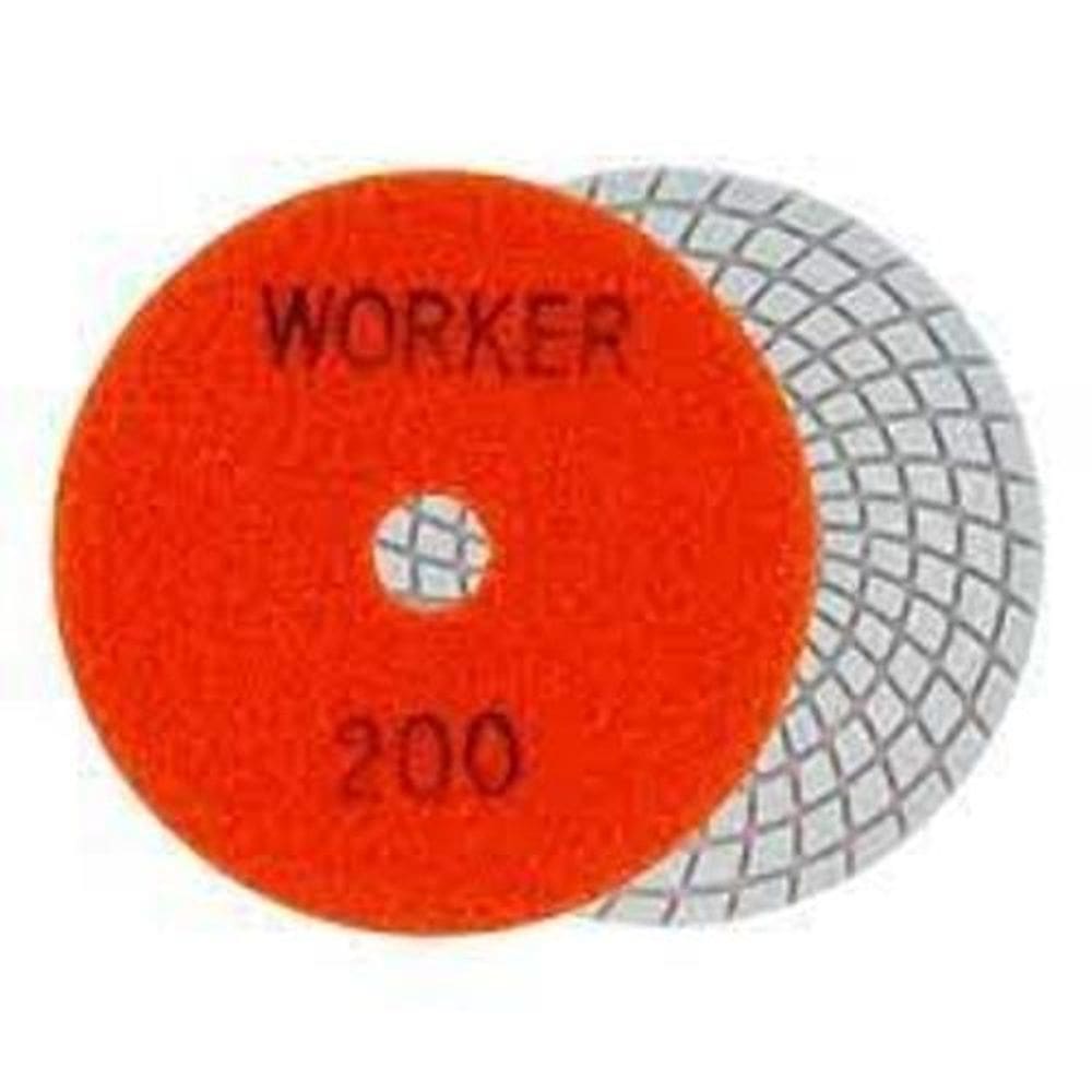 Disco De Lixa Diamantado 100Mm G.200 - Worker