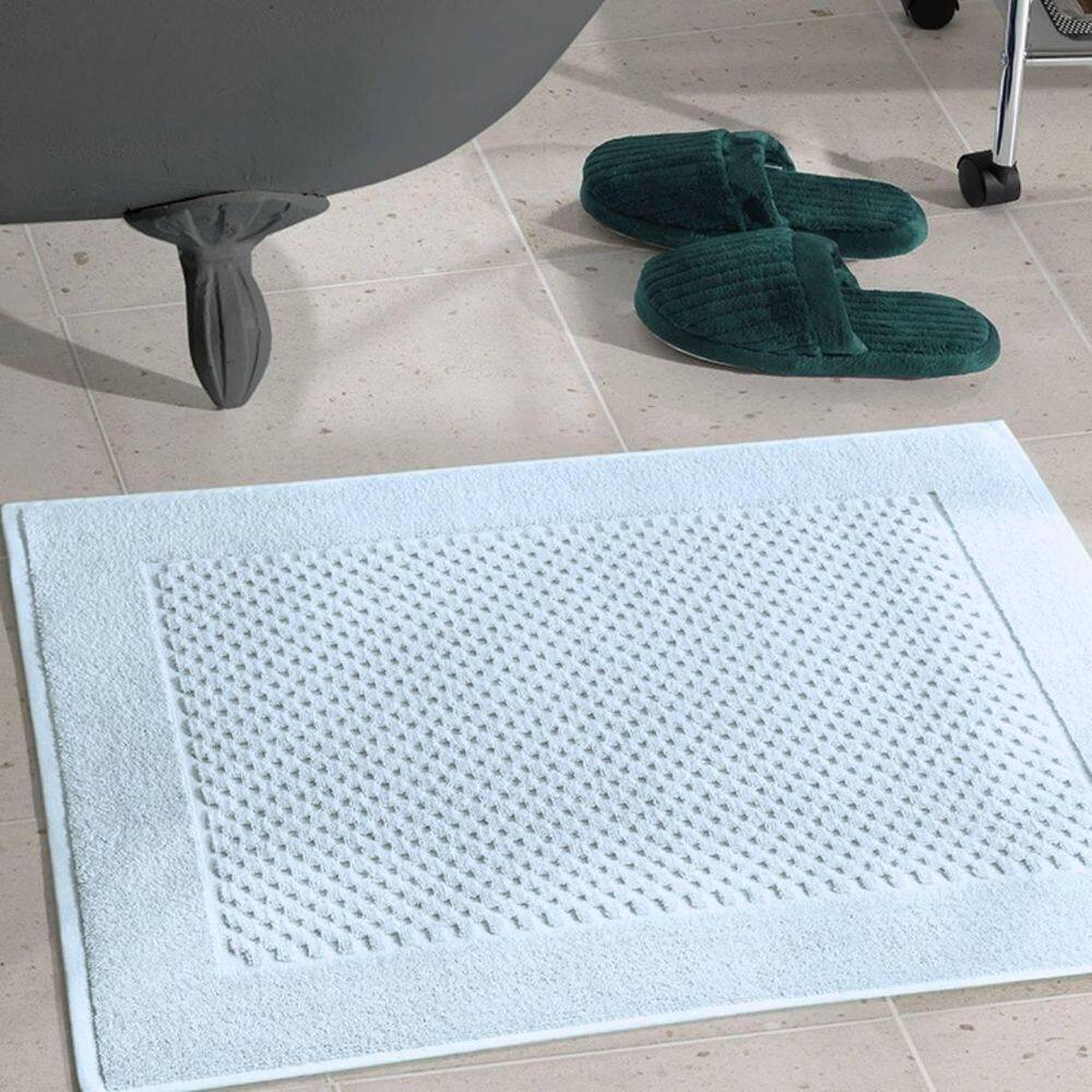 Piso Toalha Banheiro Dohler Felpudo Prime 0,50X0,70M Azul 10