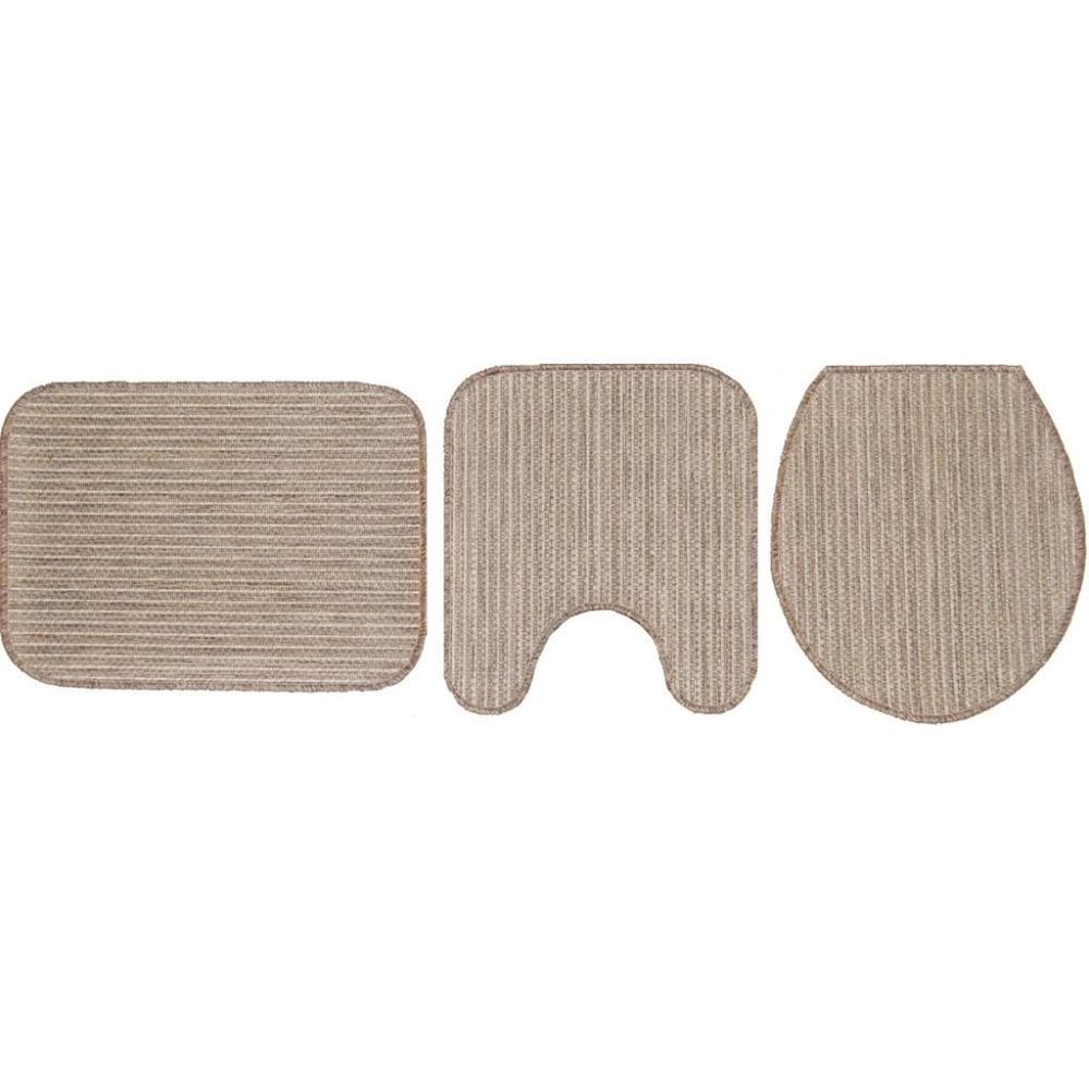 Jogo De Banheiro Artesanal Look Gerbera A Com 3 Pecas