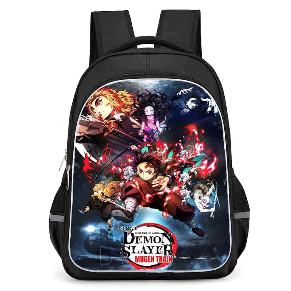 Mochila Demons Slayers Kamados Tanjirous Anime School 30cm