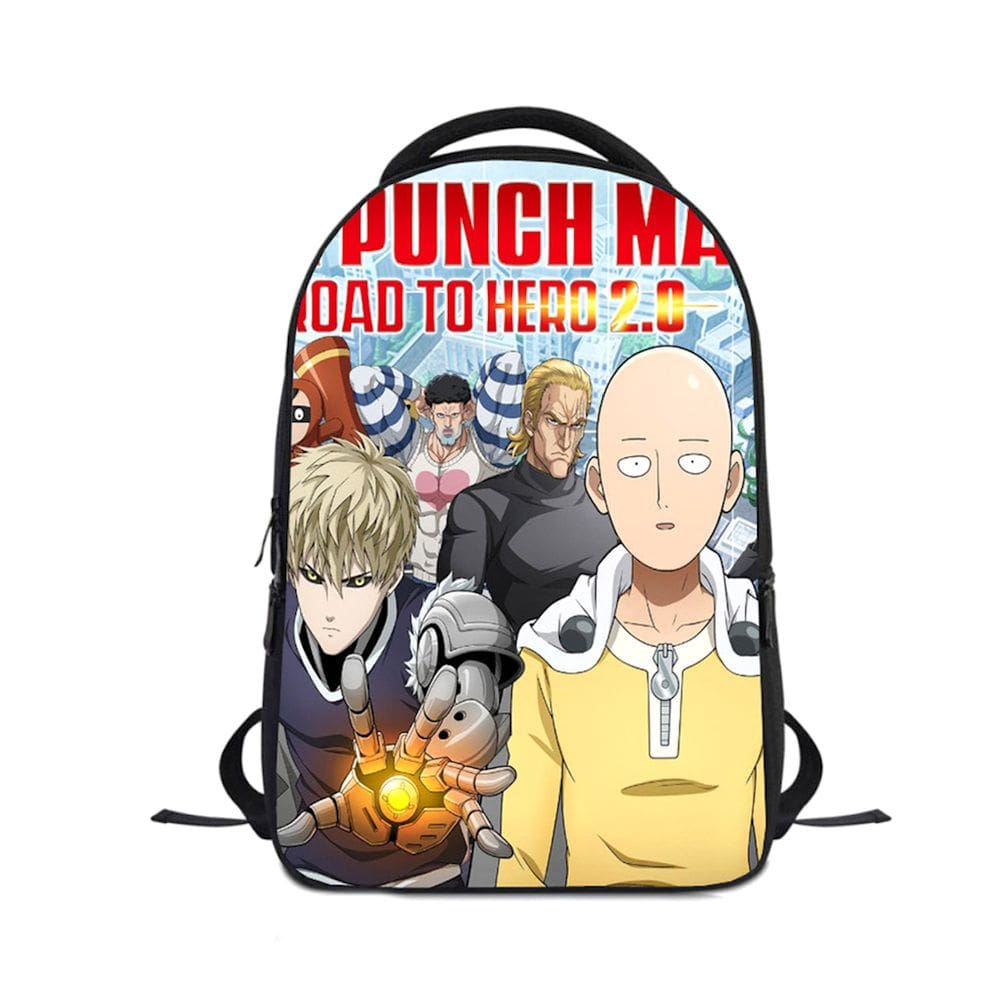 Mochila escolar infantil One Punch Man 3D Oxford 24x12x30cm