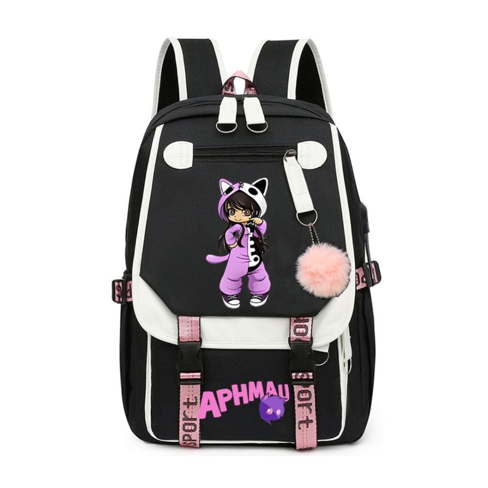 Mochila Cartoon Kids School Anime Oxford 29x16x46cm