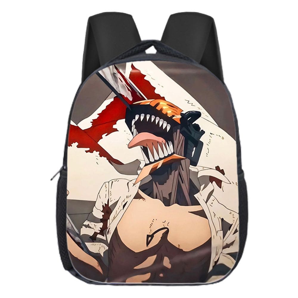 Mochila Mans Denjis Anime School Poliéster 24x10x30cm