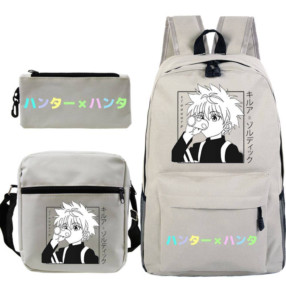 Conjunto de mochilas Hunters Anime School, 3 unidades/lote para crianças