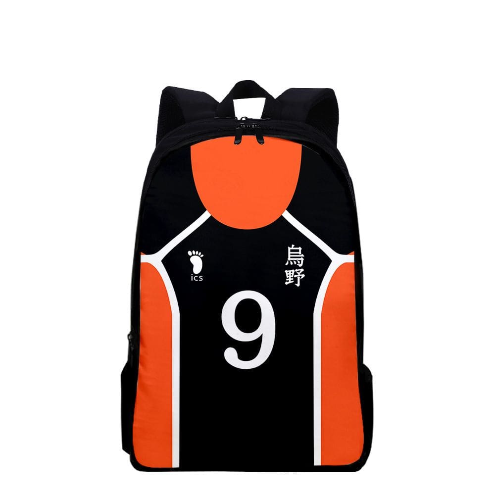 Mochila escolar Haikyuus Mochila escolar Anime 30x13x40cm Oxford