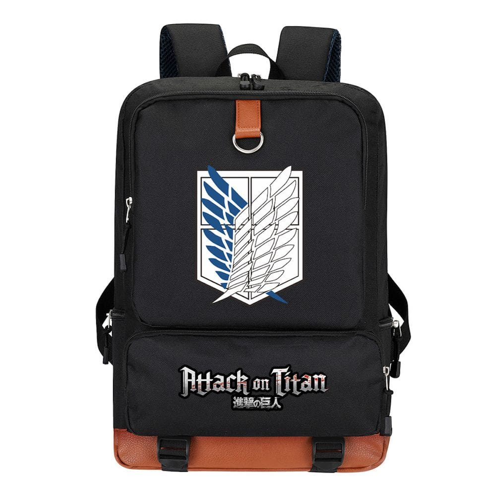 Mochila Attacks on Titans Levis Ackermans Cartoon Kids