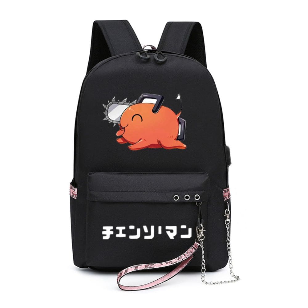 Mochila Cartoon Kids School Nylon Chainserras Mans Pochitas