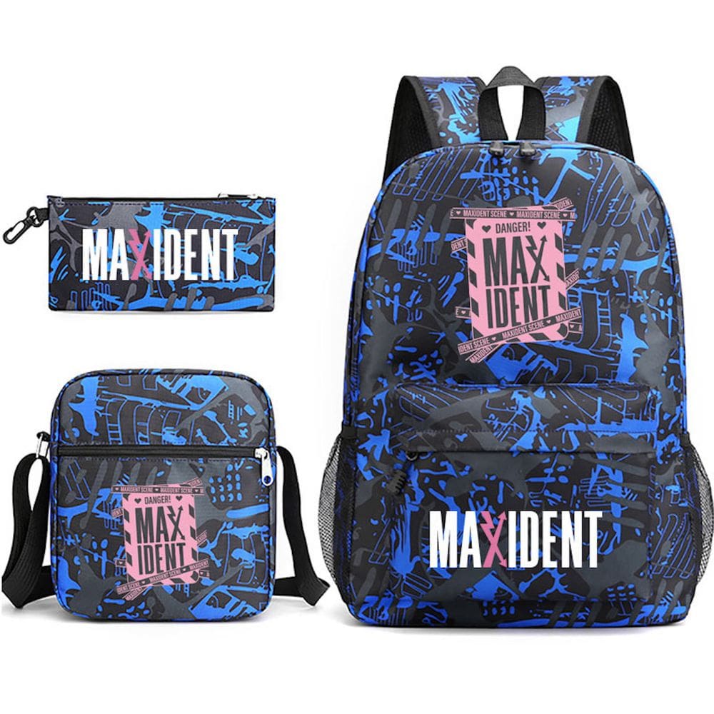Mochila escolar Maxidents Cartoon Kids 3 unidades/conjunto