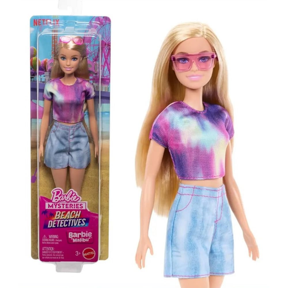 Mattel Barbie Family Malibu Detetive Mistério na Praia
