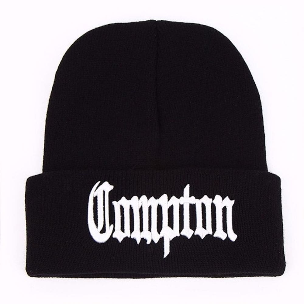 Chapéu de malha Comptons Bordado Anime Winter Beanie
