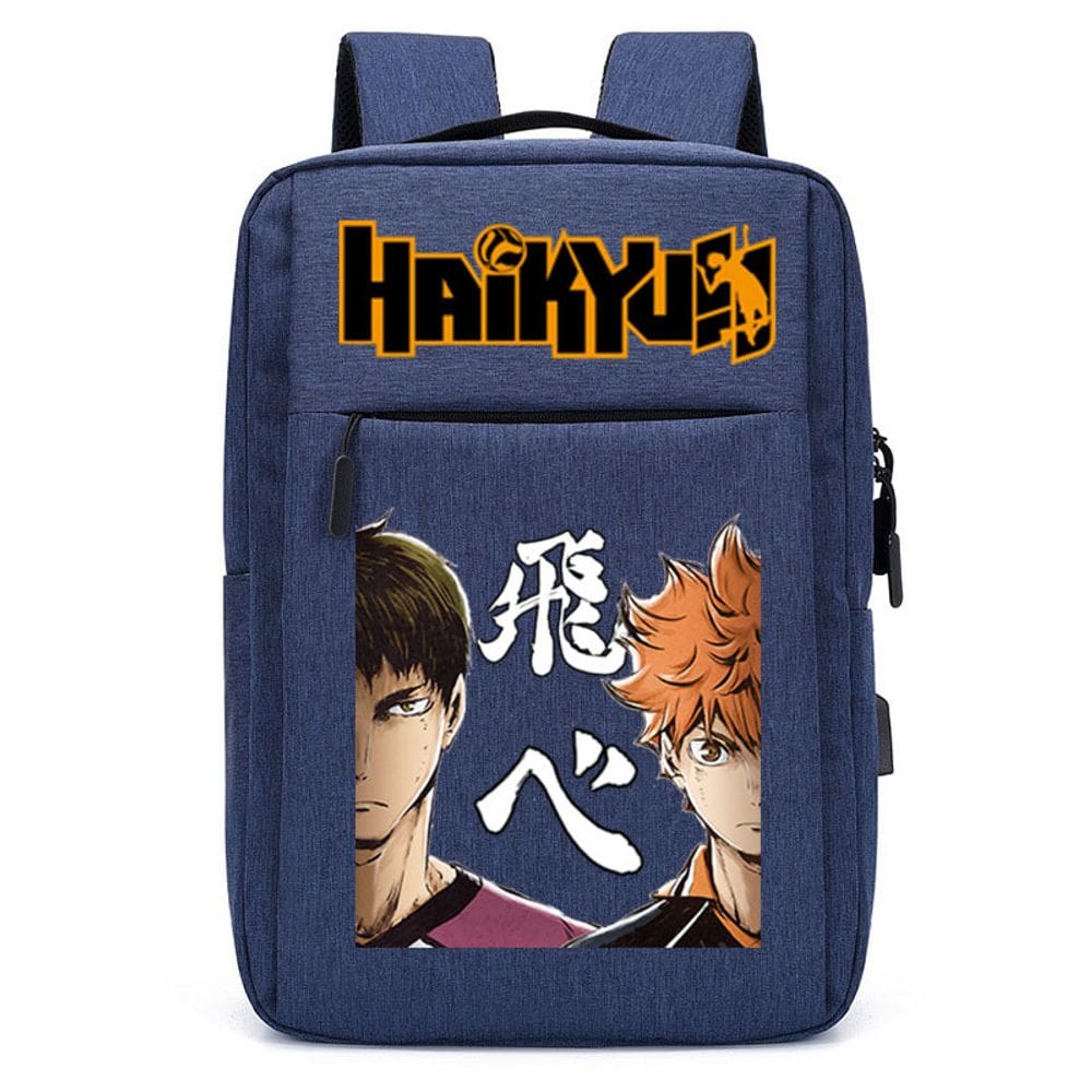 Mochila escolar Haikyuus Hinatas Shoyos Anime para escola