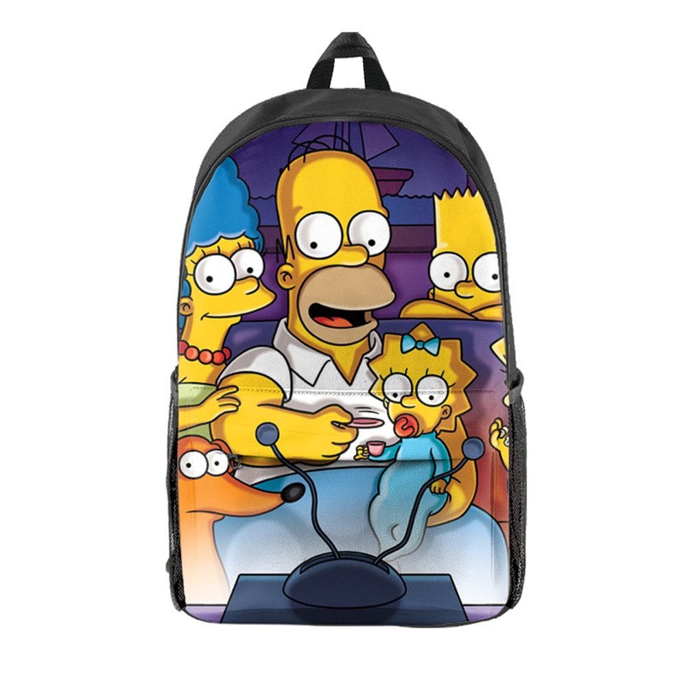 Mochila Simpsons Homers Jay Simpsons Anime School 44cm