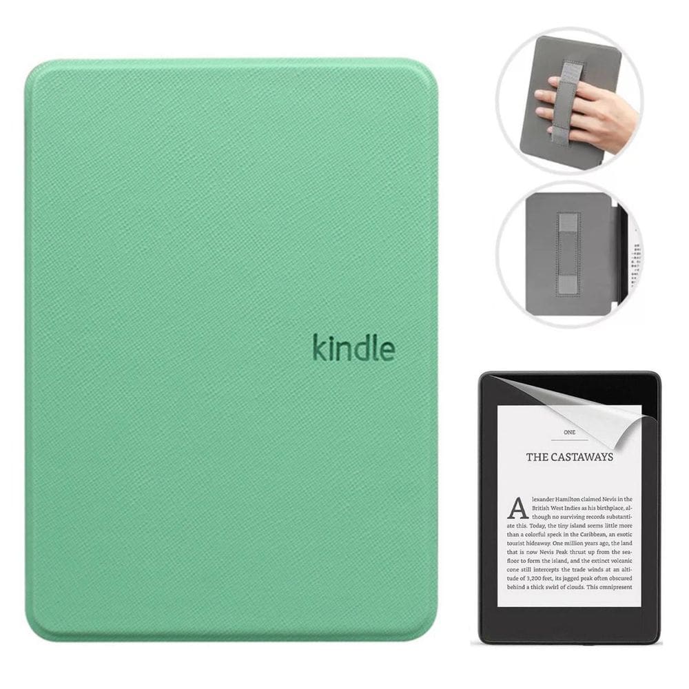 Capinha Com Alça Para Kindle 12 Signature Edition + Película
